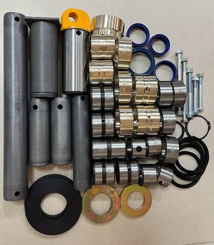 Client-supplied set of excavator pins, bushes, seals and fasteners