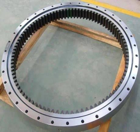 Client-supplied large silver excavator swing bearing ring gear