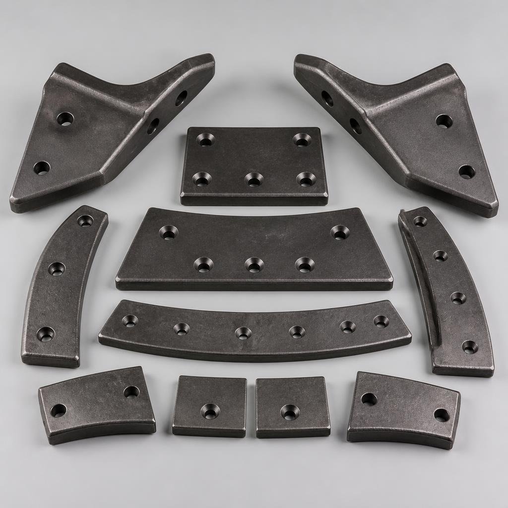 Forged excavator bucket wear parts