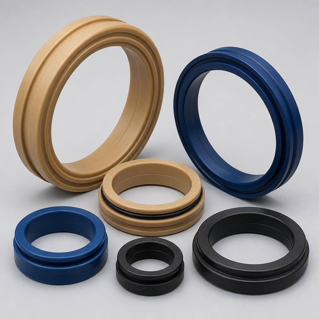 High-pressure hydraulic piston seals