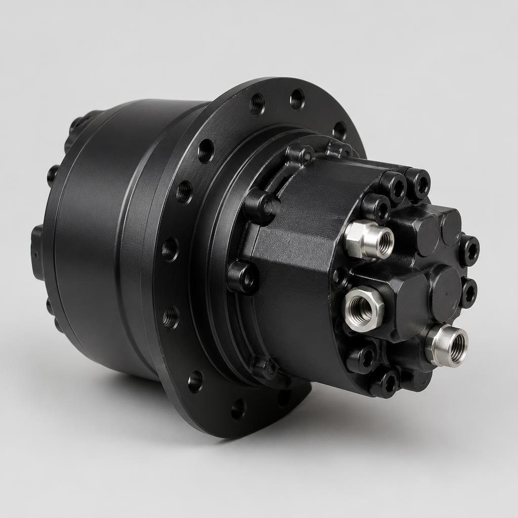 Excavator hydraulic travel motor